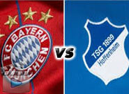 บาเยิร์น -vs- ฮอฟเฟ่นไฮม์ Bayern Munich	4-0	Hoffenheim