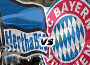 แฮร์ธ่า เบอร์ลิน -vs- บาเยิร์น Hertha Berlin	0-1	Bayern Munich