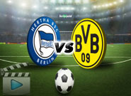 แฮร์ธ่า เบอร์ลิน -vs- ดอร์ทมุนด์ Hertha Berlin 1-0	Borussia Dortmund